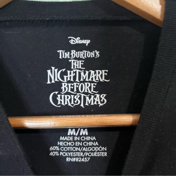 6/$25 Disney Black Nightmare Before Christmas Tee - Picture 3 of 6